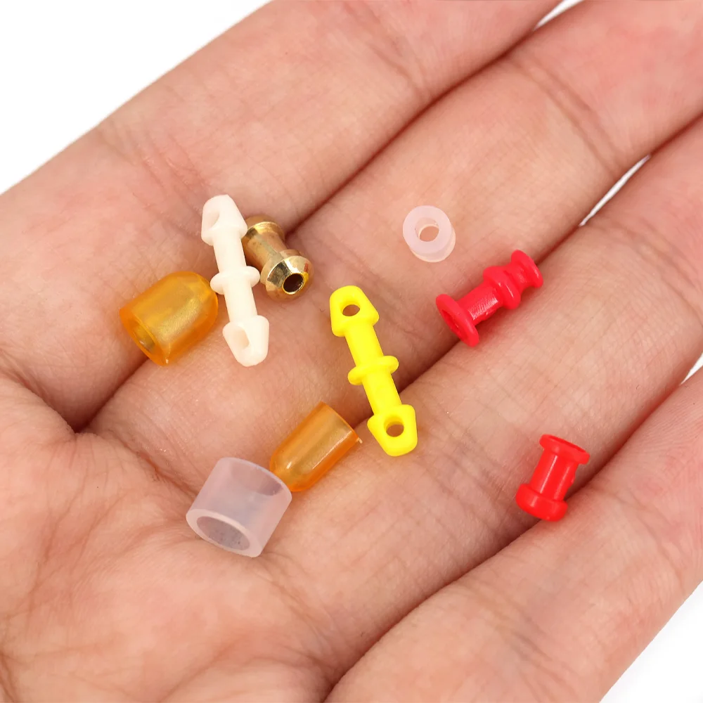 50PCS Fishing Jig Assist Hooks Set Copper/Plastic Slides, Silicone Skirts for Saltwater Snapper Fishing Tackle Accessories view 4