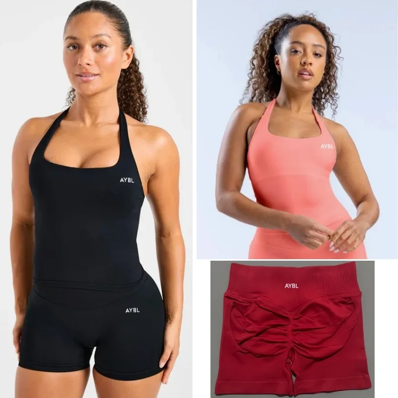 Fashion Shorts Low Waist Seamless Yoga Shorts Scrunch Bum Gym Shorts Women Workout Biker Stretch Fitness Shorts