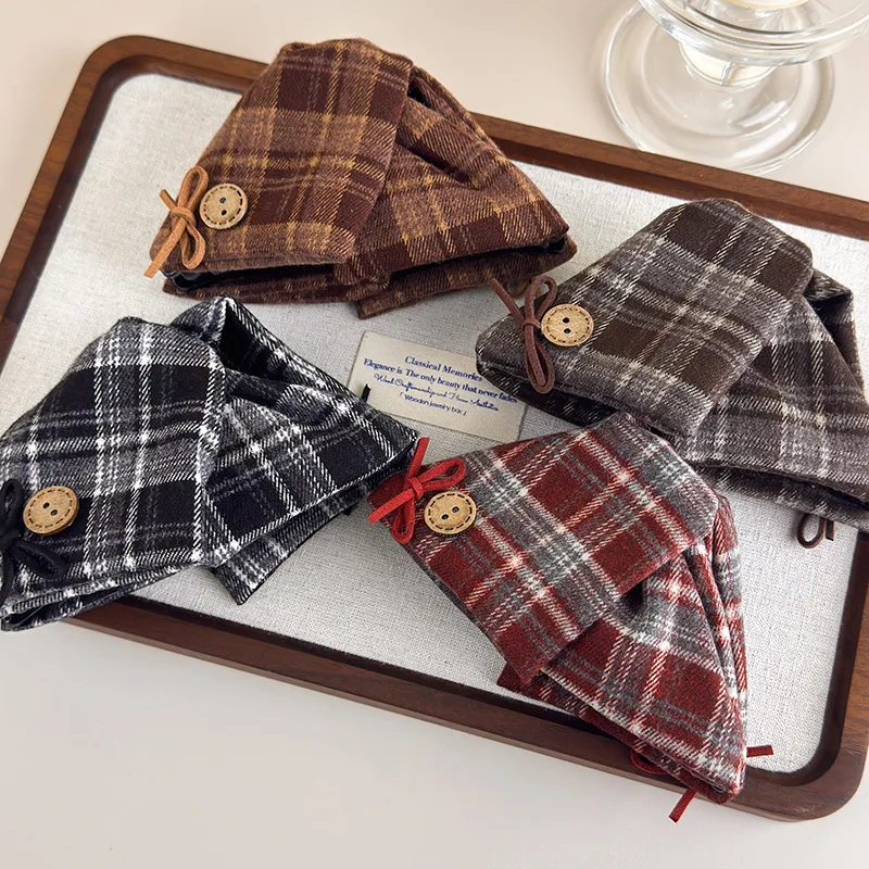 

Hair Claw Large Plaid Bow Design Acetate Vintage Back Head Updo Clip Elegant Durable Comfortable Daily Hair Accessory Women