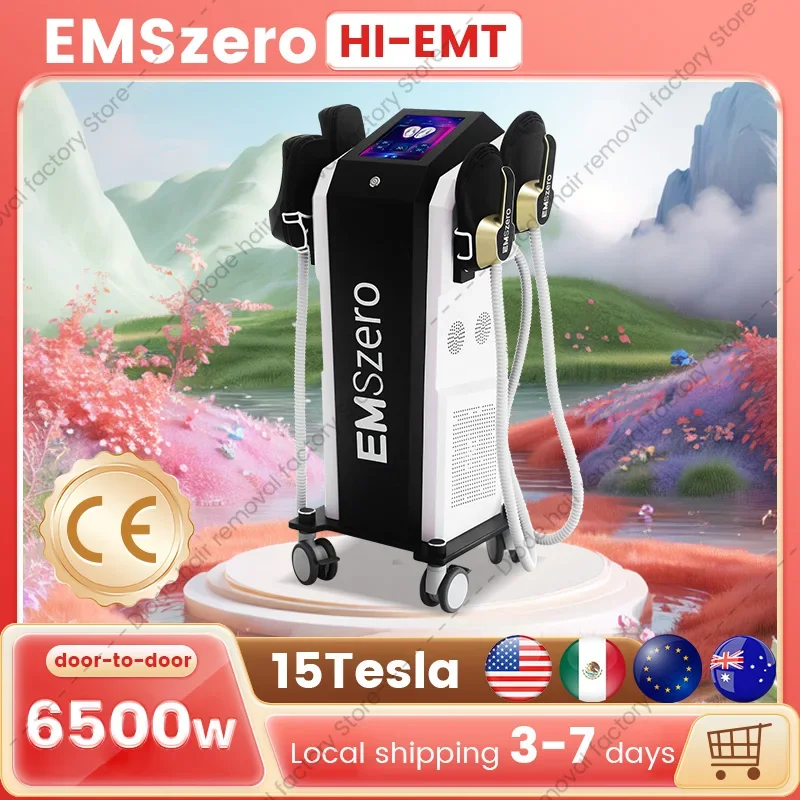 2025 EMSzero 15Tesla 6500w NEO Body Slimming Nova Fat Burning Muscle EMS Sculpting Electromagnetic Stimulate Therapy Machi Yoga