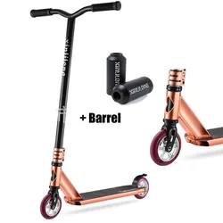 Stunt Scooter And Barrel Sport Street Freestyle Scooter And 360° Rotation