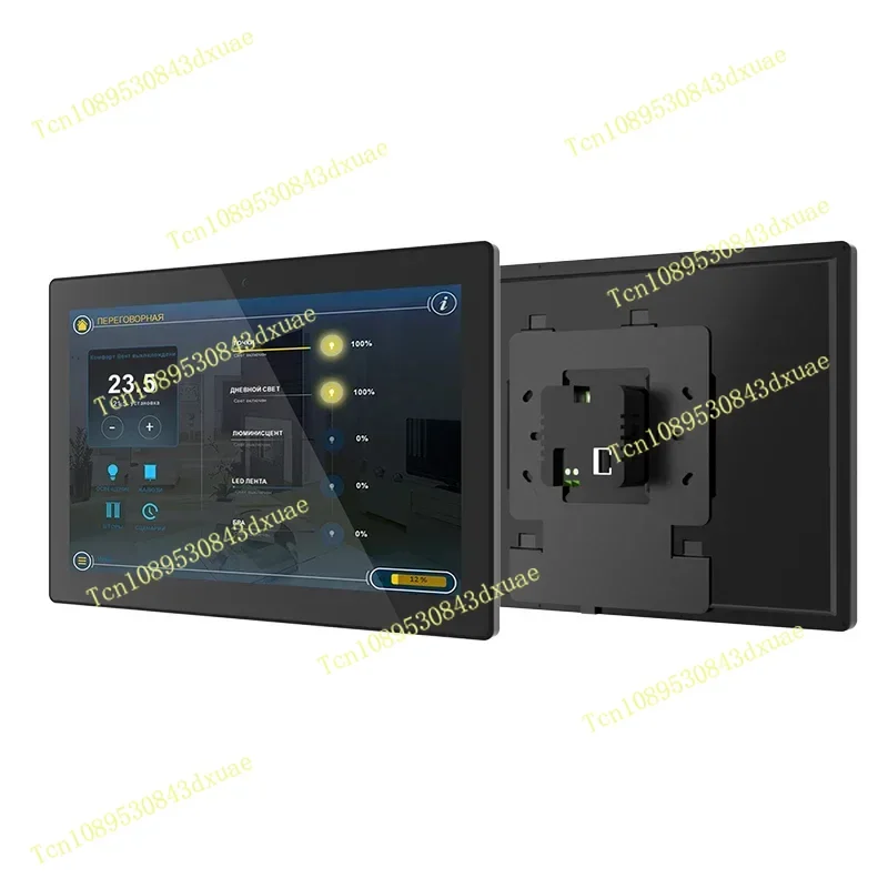 RK3568 Quad-core 2G Memory, Embedded Wall-mounted Central Control Panel WiFi Power Supply, Smart Home Central Control End Point