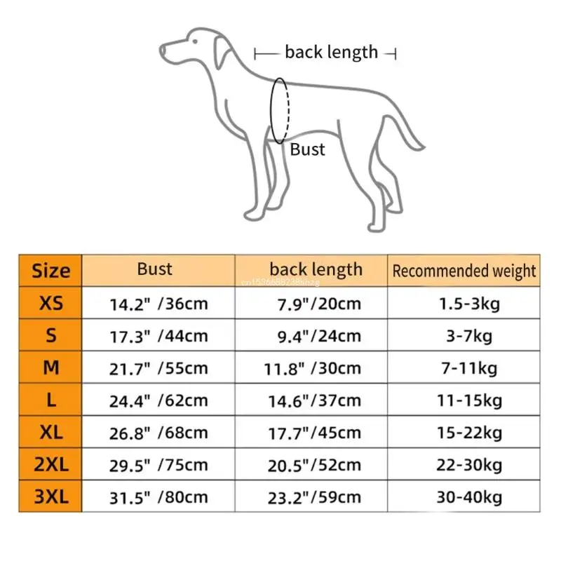 Shedding Control Dog Suit for Indoor Surgery Recovery Dogs OnePiece Jumpsuit Anxiety Calming Shirt for Male Female Dogs