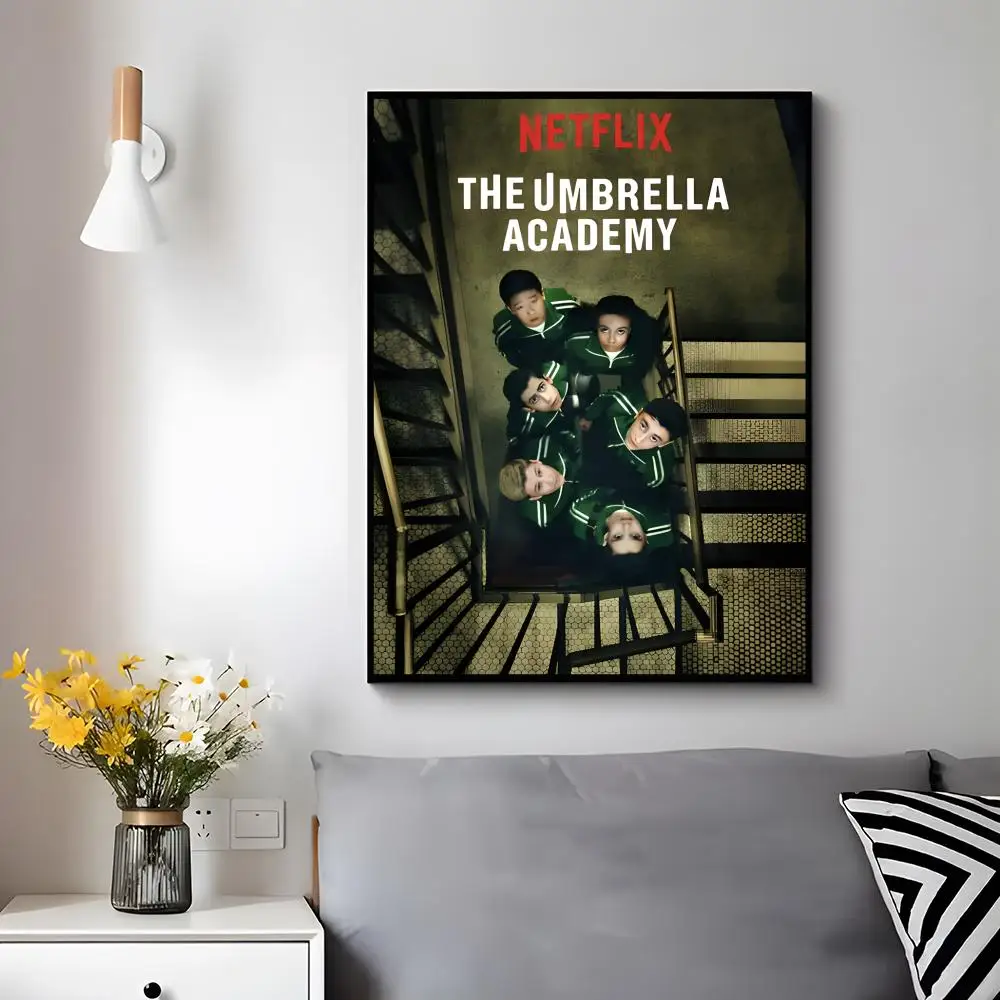 Dark Series T-the Umbrella Academy Poster Trendy Aesthetic Wall Decor for Dorm & Bedroom