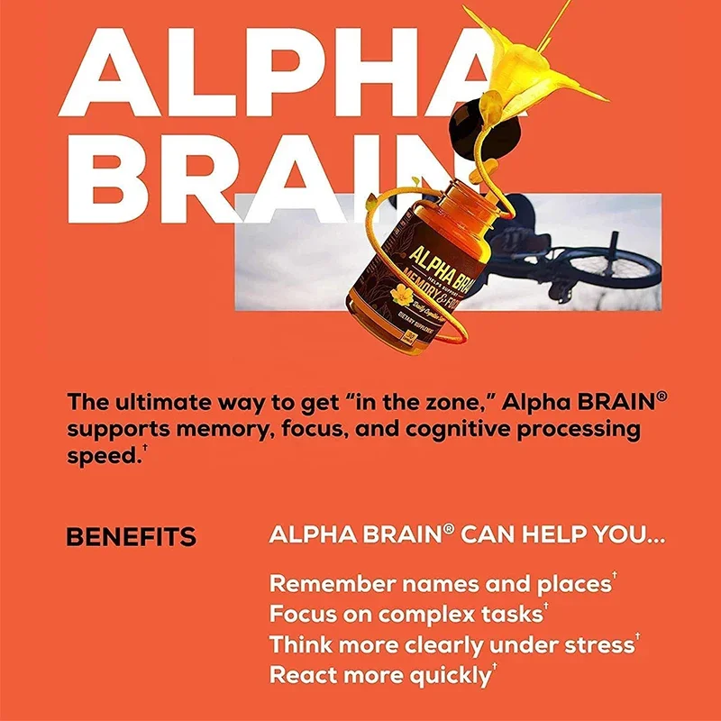 2 Bottle Alpha GPC intelligence capsule promotes brain supplementation vegetarianism capsule A choline phosphatidylserine