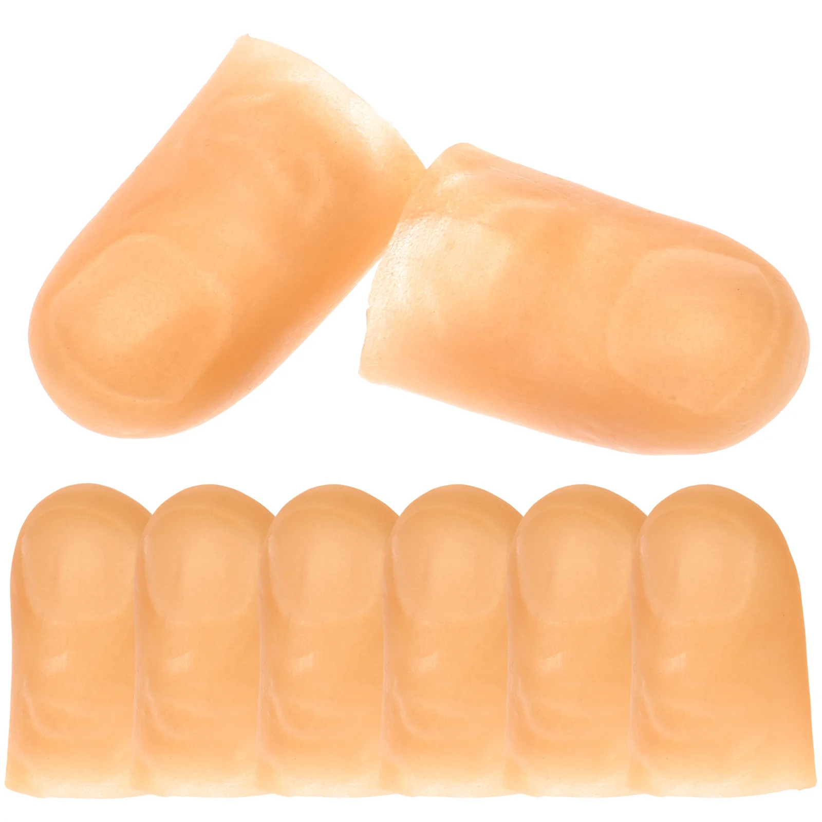 8 قطعة مصباح مشرق للحزب الإبهام الإبهام تلميح الاطفال مصباح خدعة الأحمر أضواء إصبع واحد الحجم #2