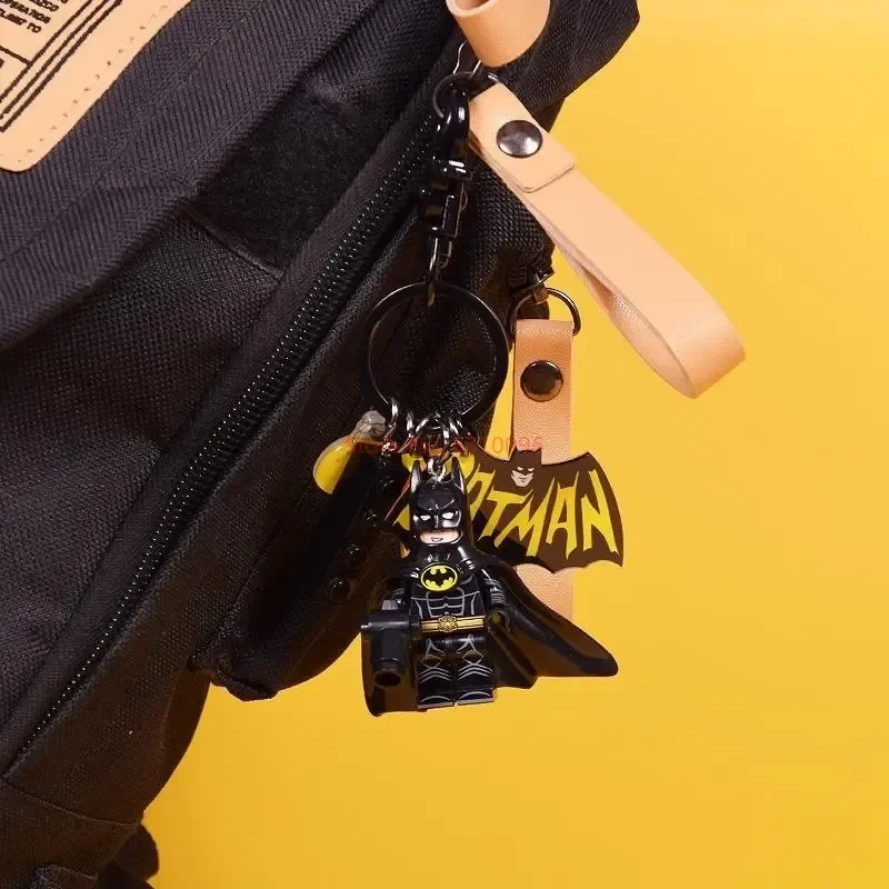 Batman Anime Doll Pendant Car Keychain Pendant Children'S Backpack Pendant Accessories Gift Backpack Pendant For Boys