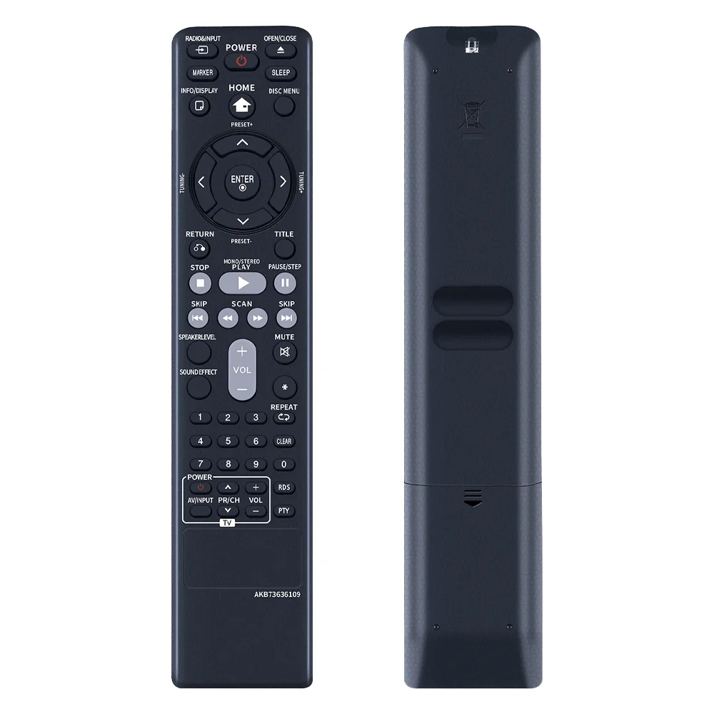 Replacement AKB73636109 Remote Control Compatible with LG Home Theater System DH4230S S43S1-S S43S1-W DH4130S S43S3-S S43S3-W