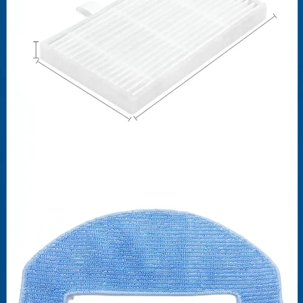 For BPMIO B15 B15 Plus Robot Vacuum Accessories Kit Main Roller Brush Side Brush Filter Mop Pad Dust Storage Bag Parts