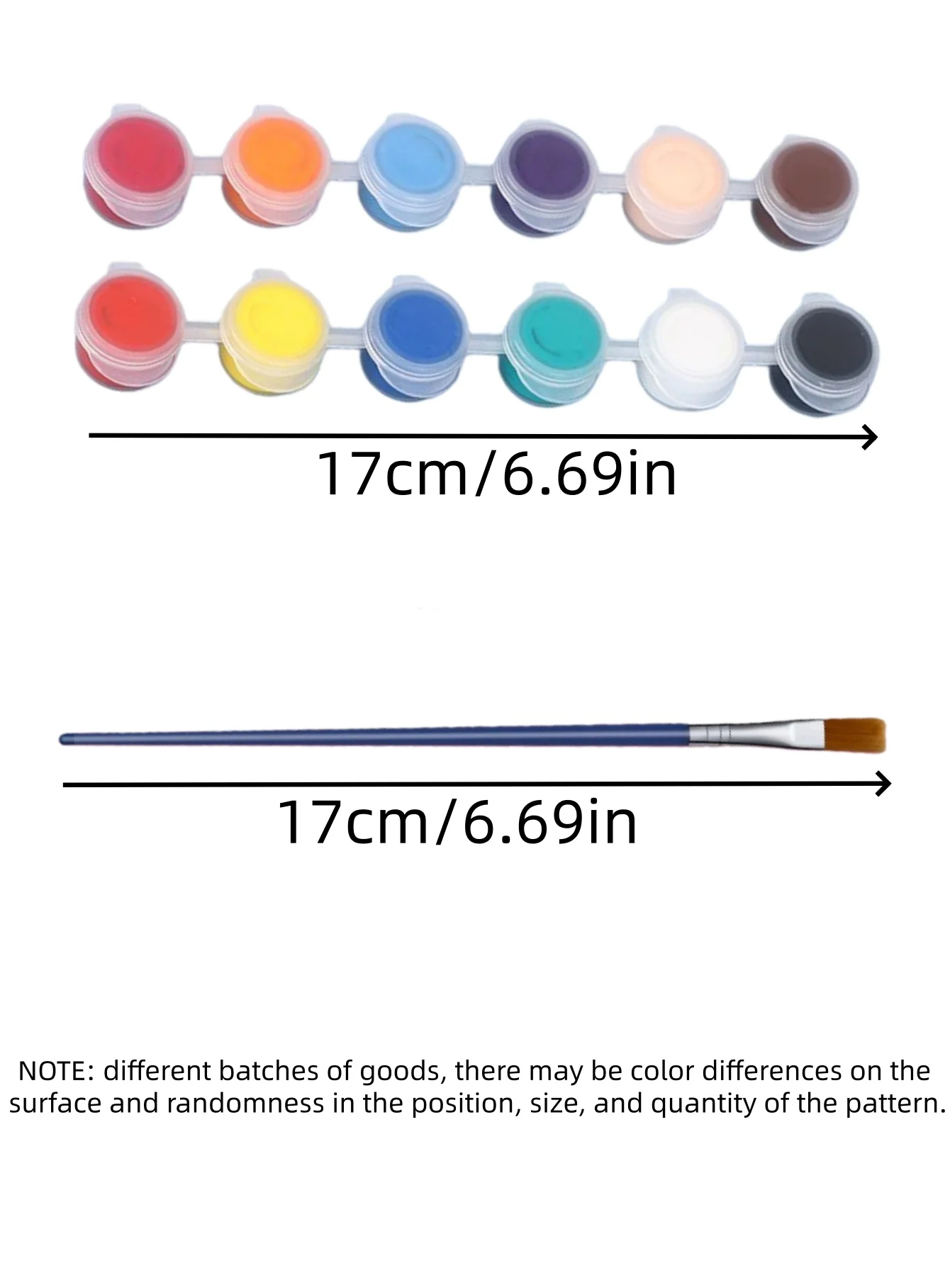 5/20 szt. farb akrylowych 3 ml, 12 kolorów + 2 pisaki, wielokolorowe artykuły plastyczne, odpowiednie do majsterkowania, malowania, farby akwarelowe, które można myć
