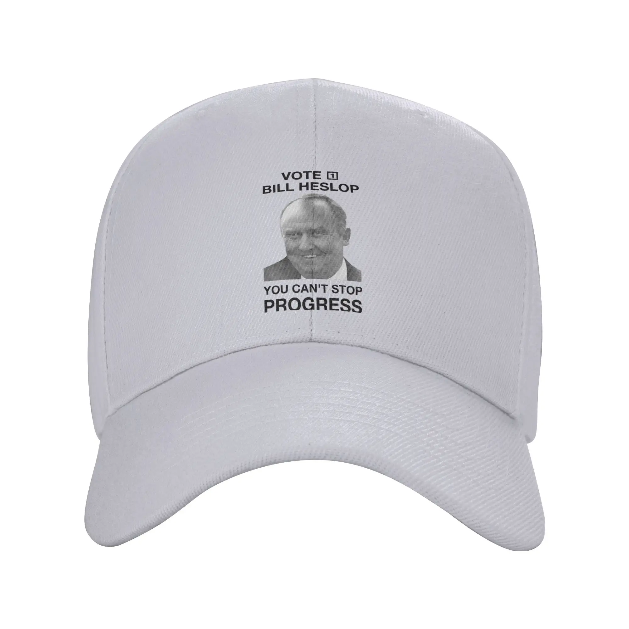 Vote 1 Bill Heslop You Cant Stop Progress Trendy Baseball Cap Bar Visit Spring Cap Trucker Cap
