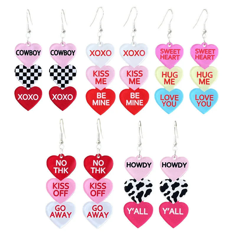 Conversation Heart Earrings