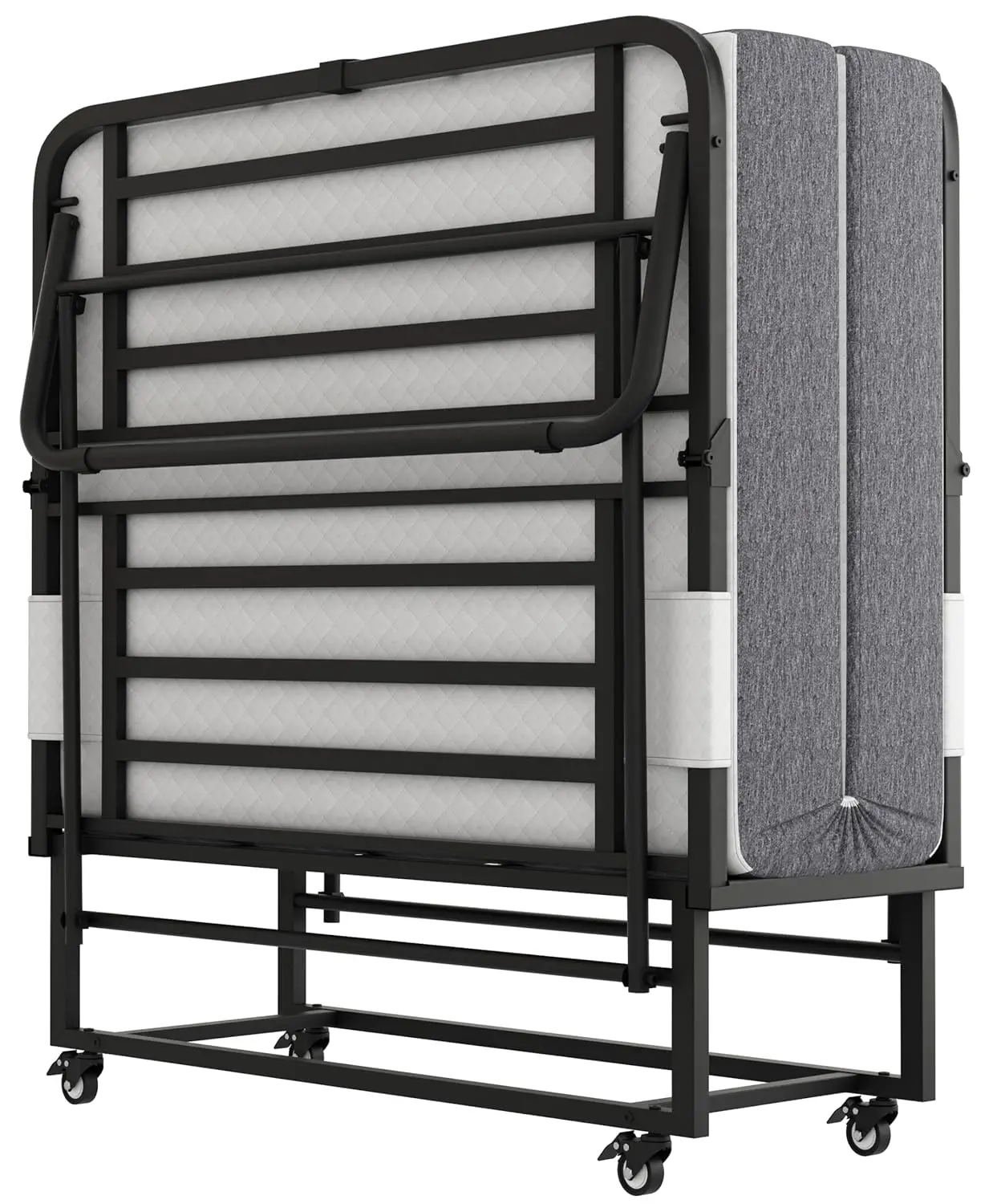 Folding Twin Bed With Mattress 75