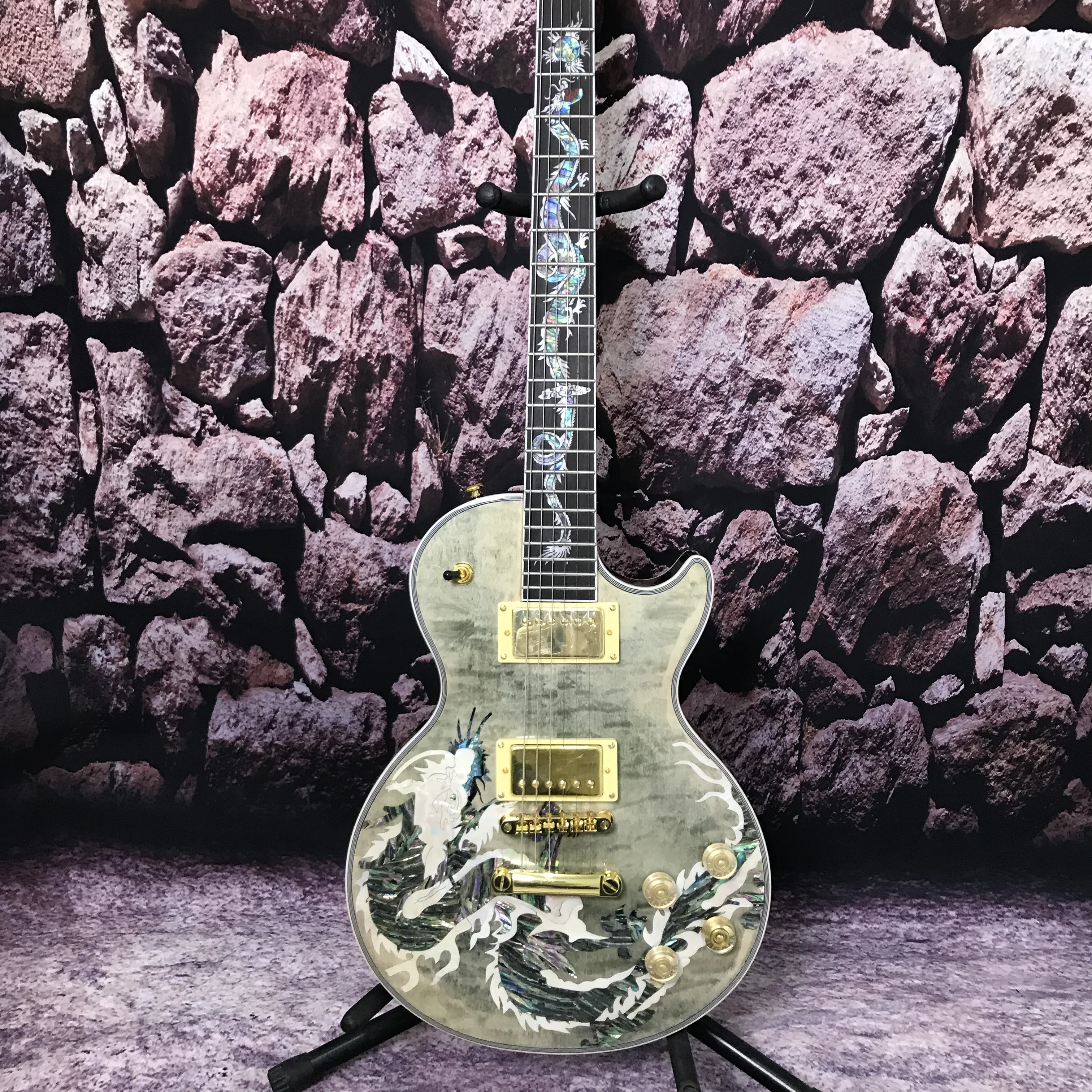 

Factory customization electric guitar Custom les shell loong