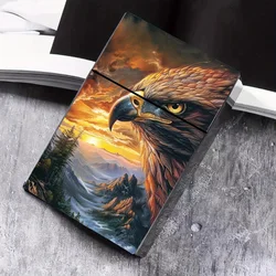 Eagle Design Personalized Plastic Cigarette Case - For 84mm Cigarettes, Closure Type: Flip, No Power Required, No Batteries