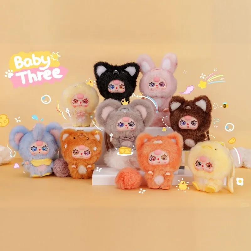 

Wasan Authentic New Style Mini Hug Series Plush Keychain Blind Box Cute Kawaii Trendy Collectible Doll Surprise Gift For Girls