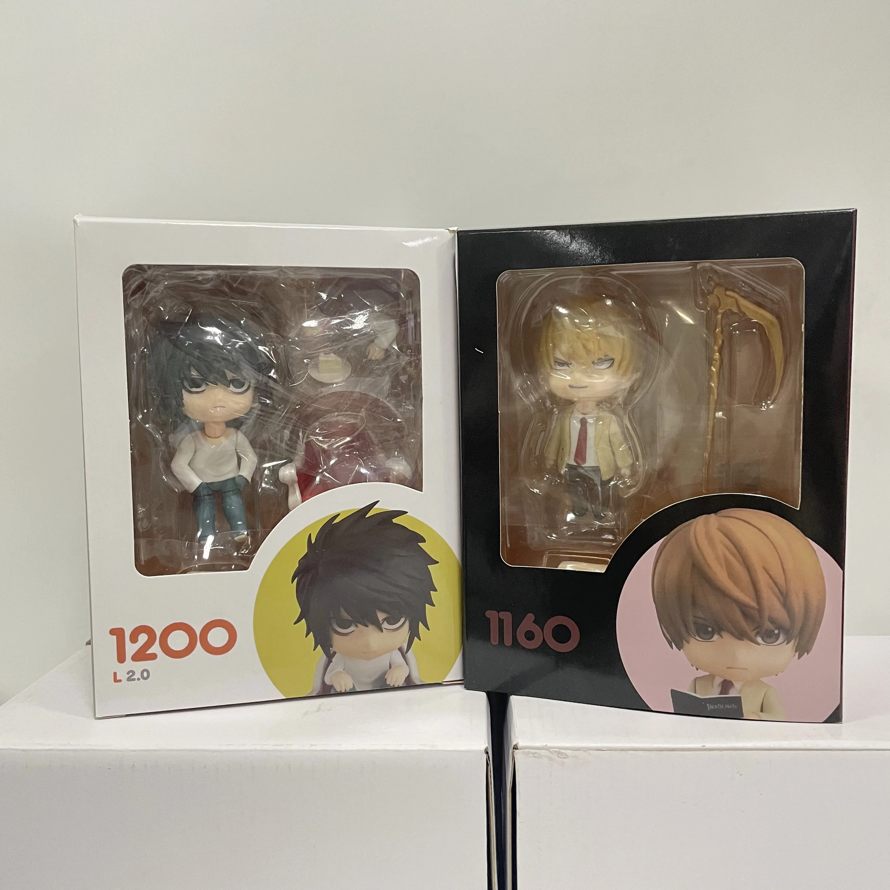 Figuras de Anime Death Note L Lawliet 1200 Yagami Light 1160 figuras de acción de juguete para niños modelo muñeca coleccionable 10cm