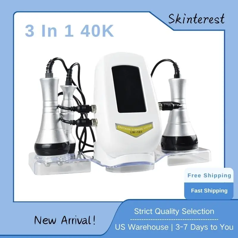 Skinterest 3 in 1 40K KIM8 Cavitation Machine Face Body Tigh