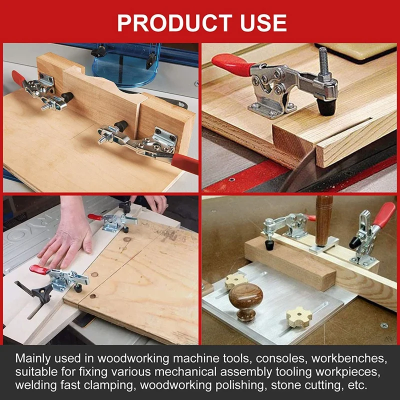 6 шт. тумблер GH-201B быстроразъемный инструмент горизонтальные зажимы регулируемые зажимы защелка инструментальный аксессуар