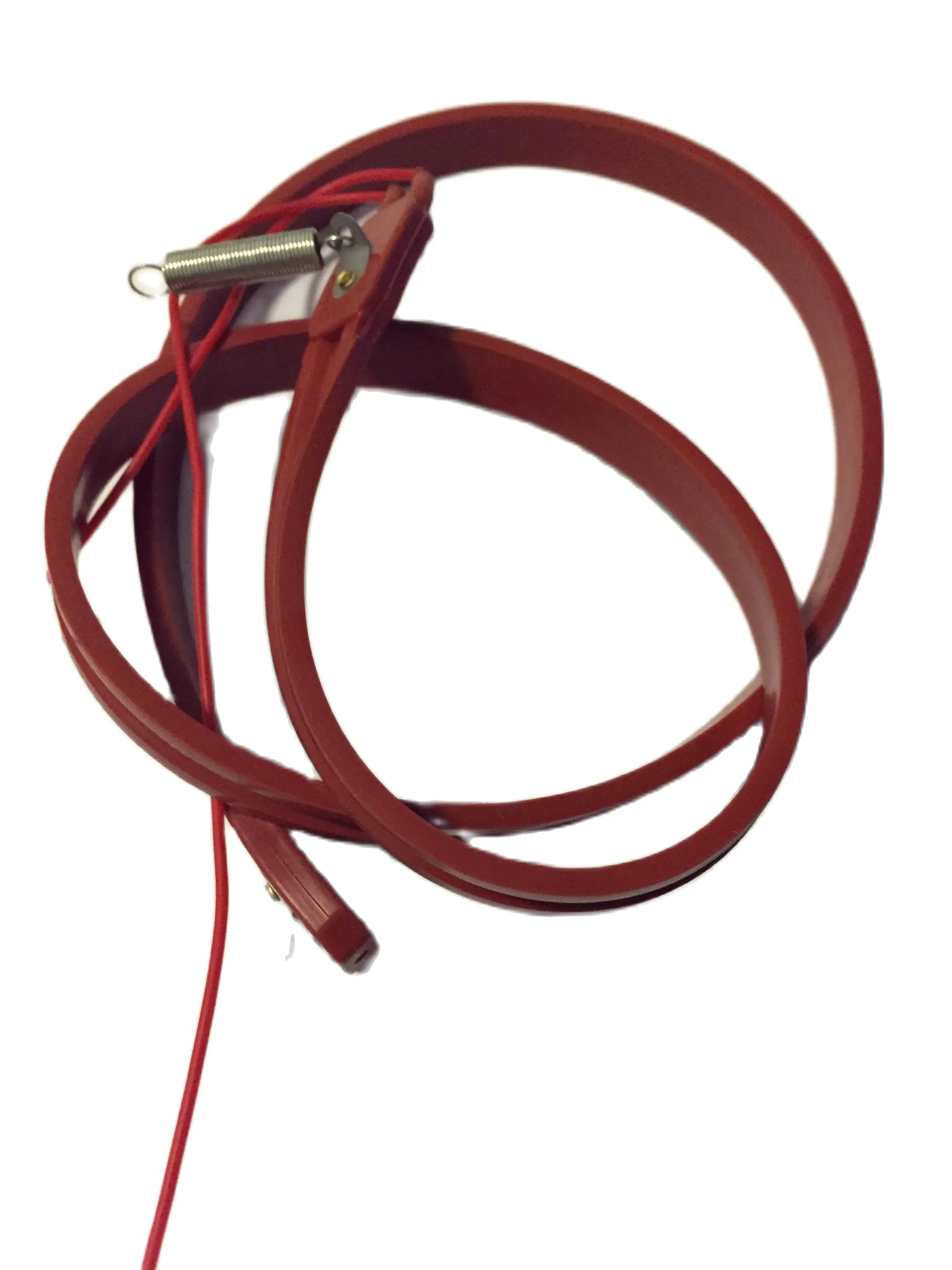 สายพานฮีทเฟอร์ซิลิโคนยืดหยุ่นสูง15มม. x 20ม. 1500W 220V สายพานให้ความร้อนท่อยางซิลิโคนกันน้ำ