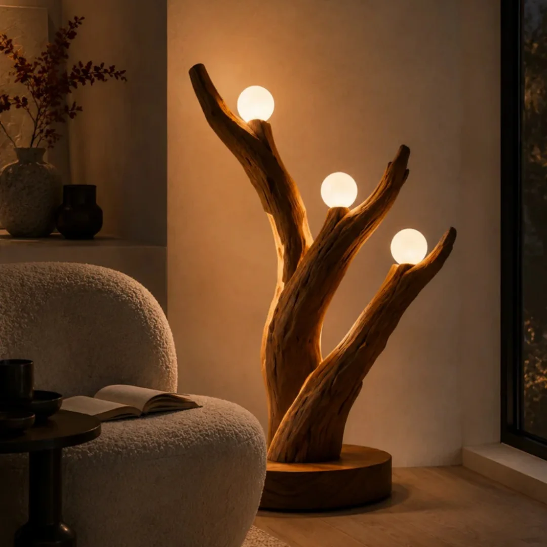 Natural Driftwood Branches And Wood Handicrafts Rough Style Cabin Bedroom Table Decoration Forest Style Holiday Gift