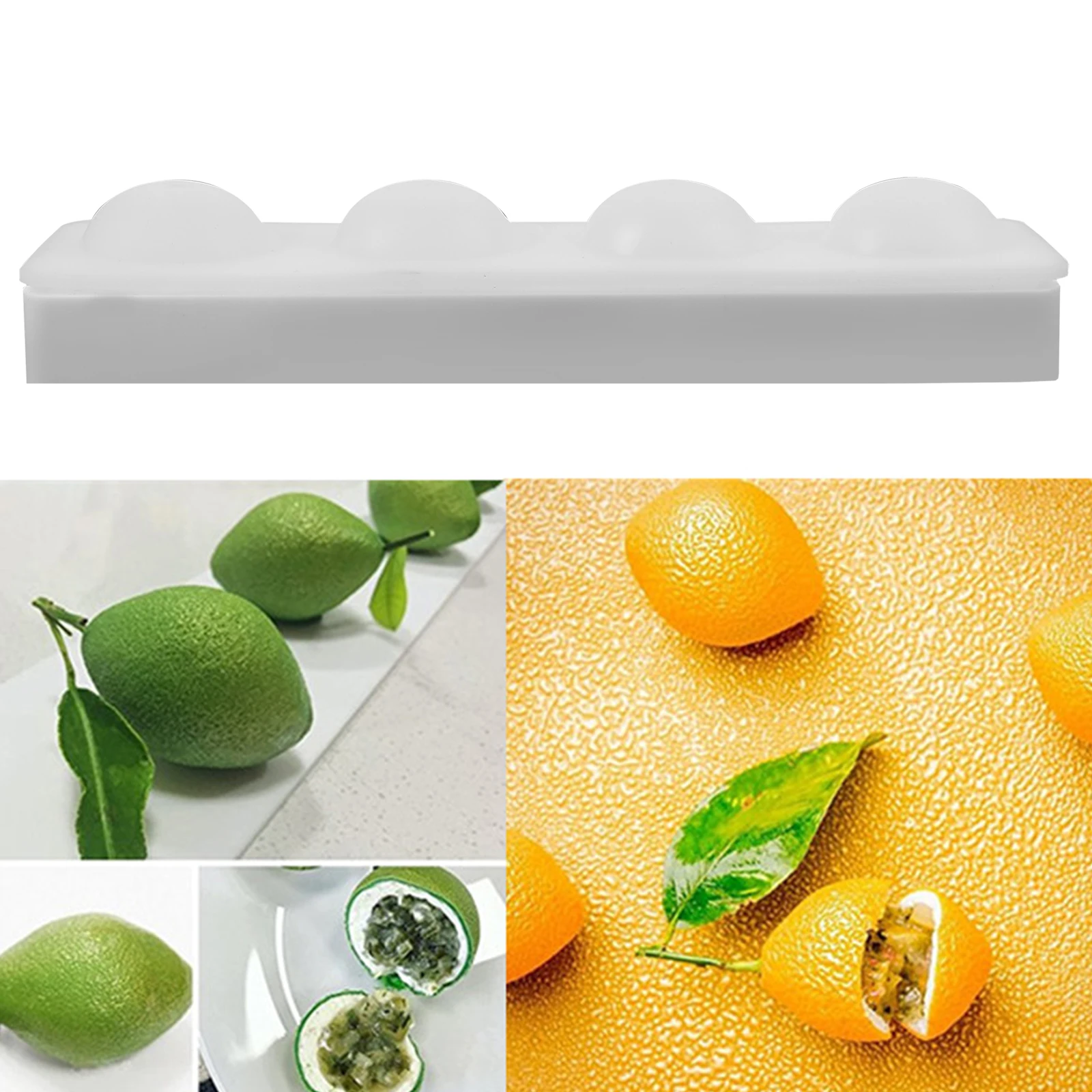 

4 Layer Lemon Mousse Cake Mold Silicone Baking Mold for Chocolate Candy Ice Cube Jelly Fondant DIY Pastry Dessert Muffin