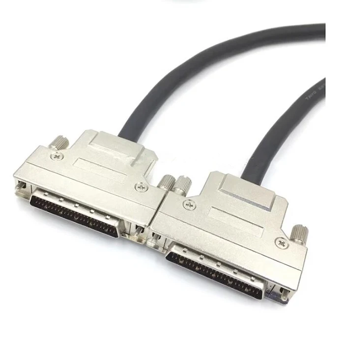 High Quality SCSI HPDB50pin Male terminal block with Data Cable DB50-pinTerminal board Servo SCSI 50-pin data cable