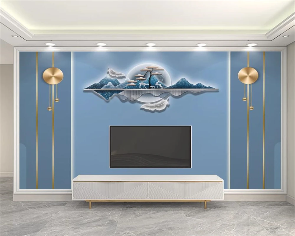 beibehang wall paper Customize latest bedroom living room splicing three-dimensional wooden fence texture background wallpaper