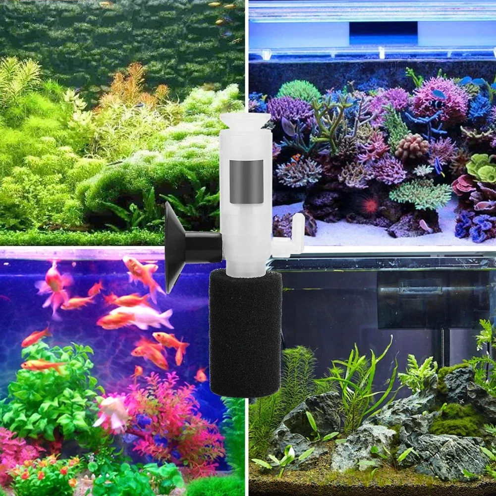 Fish tank small soundless pneumatic filter mini water goblin air pump filtration mute suction micro oxygenation aquarium