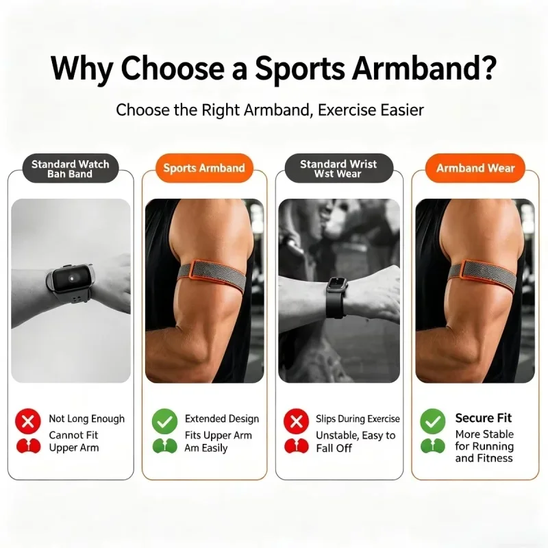 Adjustable Nylon Replacement Strap For Fitbit Air Smart Bracelet Sports Anti-fall Arm Ankle Band 2 Sizes Available