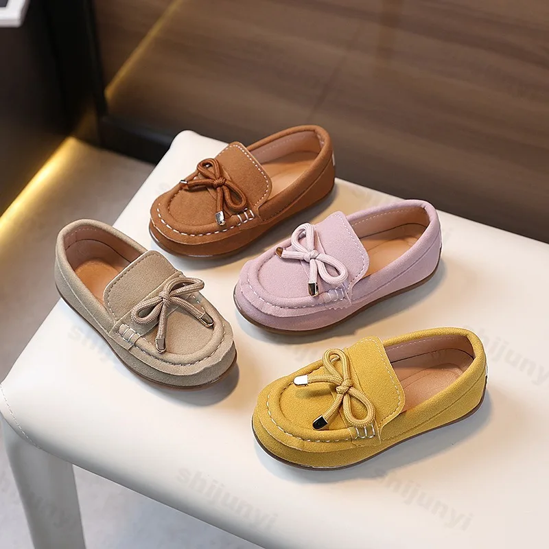 

Autumn Toddler Baby Casual Shoes 2025 New Boys Girls Loafers Comfortable Non Slip Children Flat Shoes British Kids Uniform Shoes