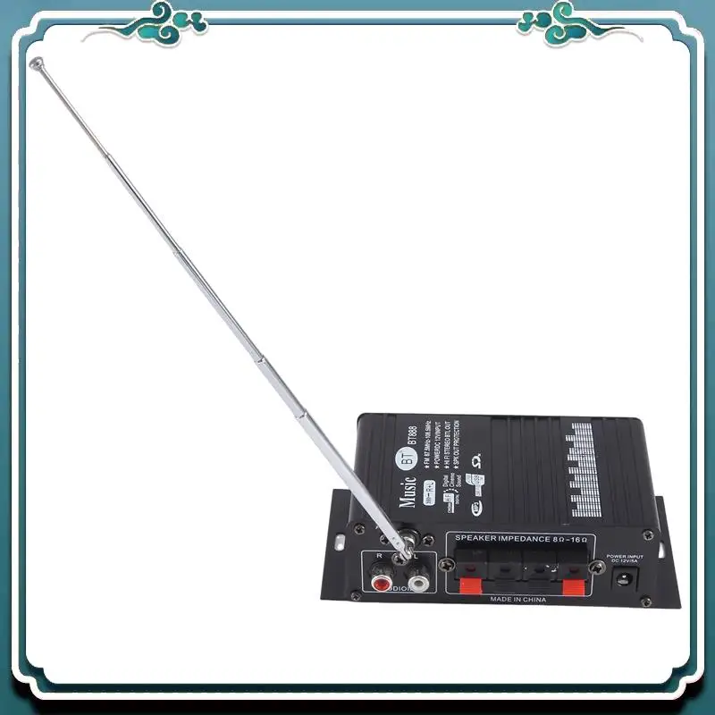 BT-888 5.0 Bluetooth Amplifier Mini Bluetooth Multifunction Amplifier With US Plug 1 Set