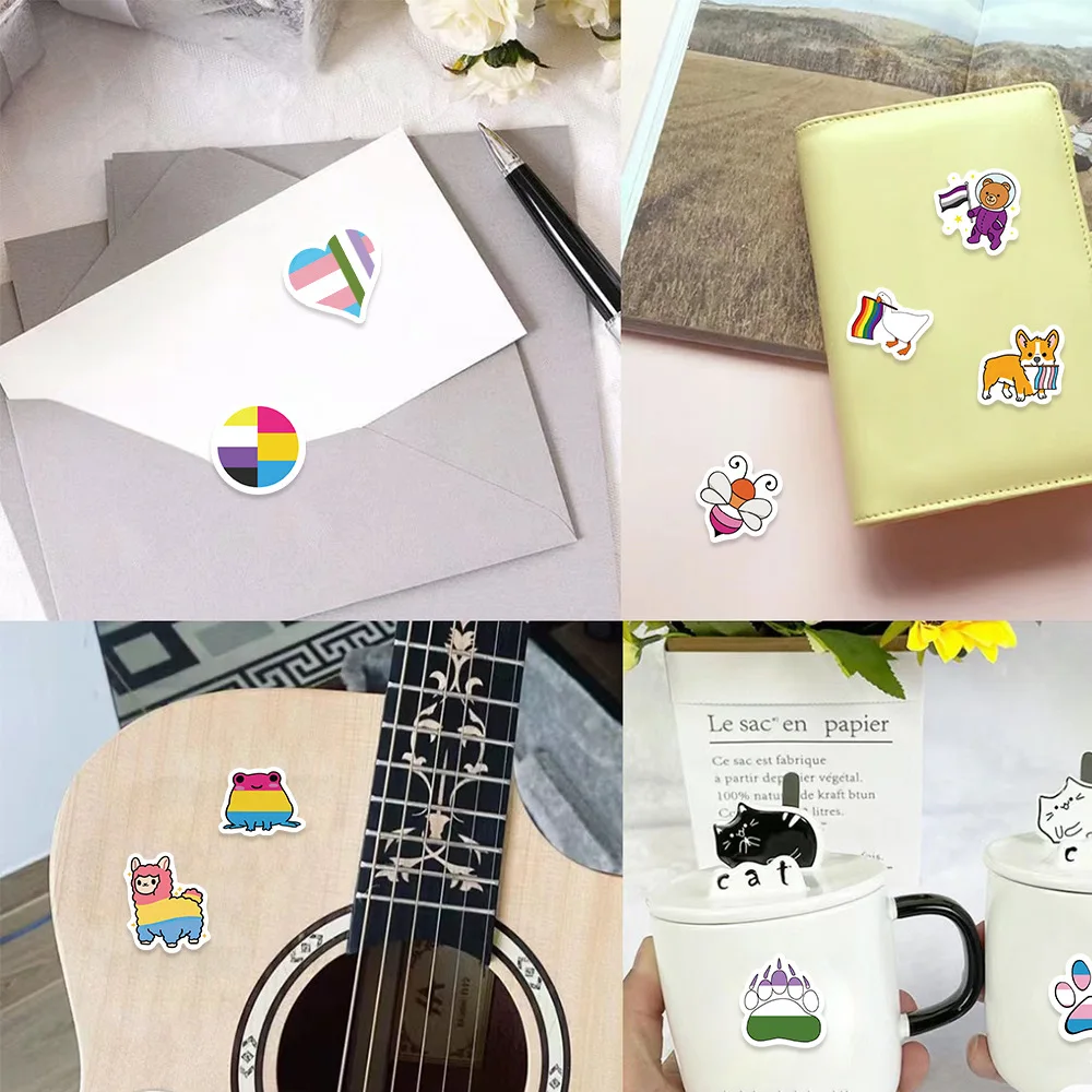 500pcs/roll Mix Colorful Animals Cartoon Graffiti Stickers Phone Guitar Laptop Notebook Suitcase Water Bottles Sticker Gift