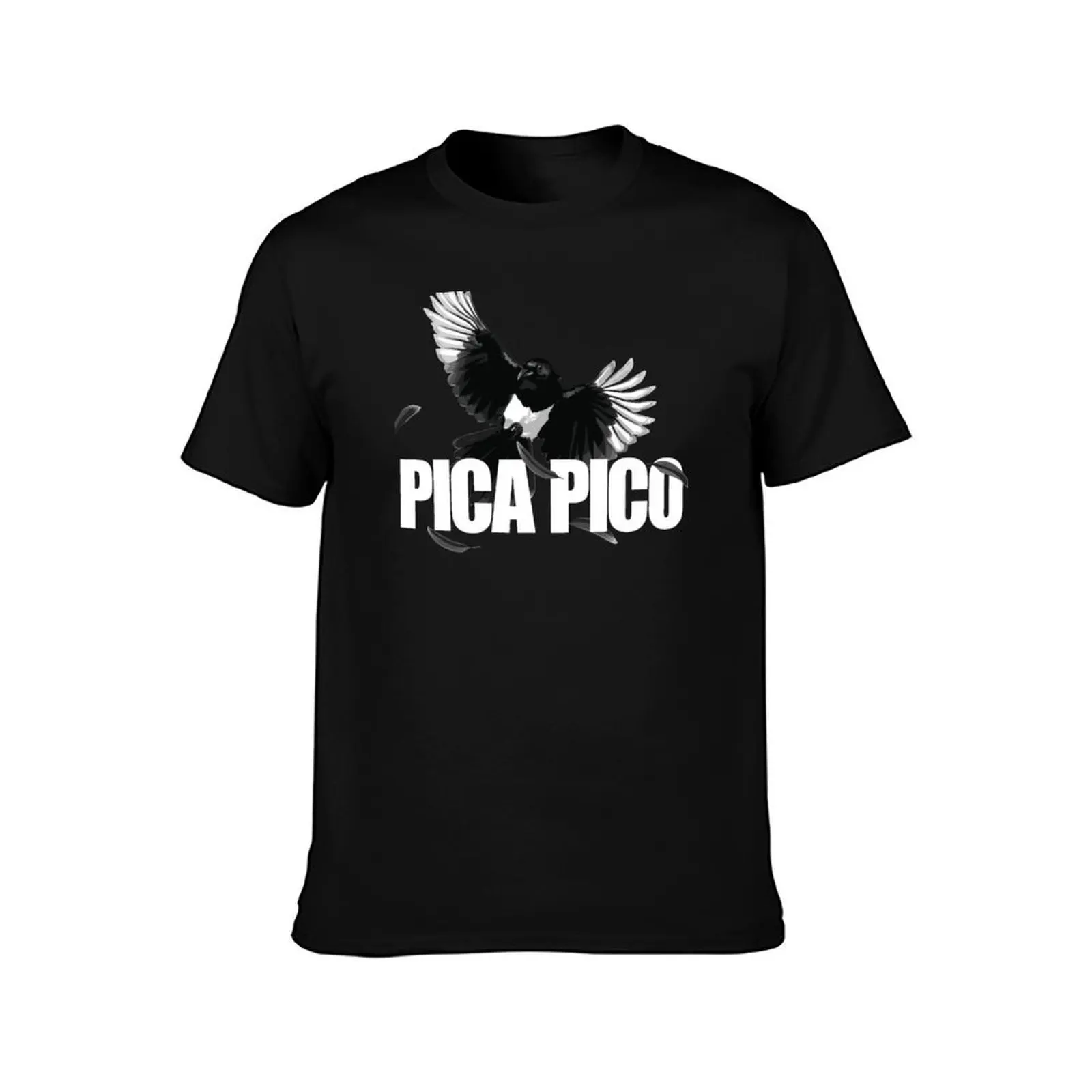 PICA PICO Brewery T-Shirt, Summer Casual Cotton Tee, Oversized Streetwear Tops, Vintage Graphic Print, Loose Fit Short Sleeve