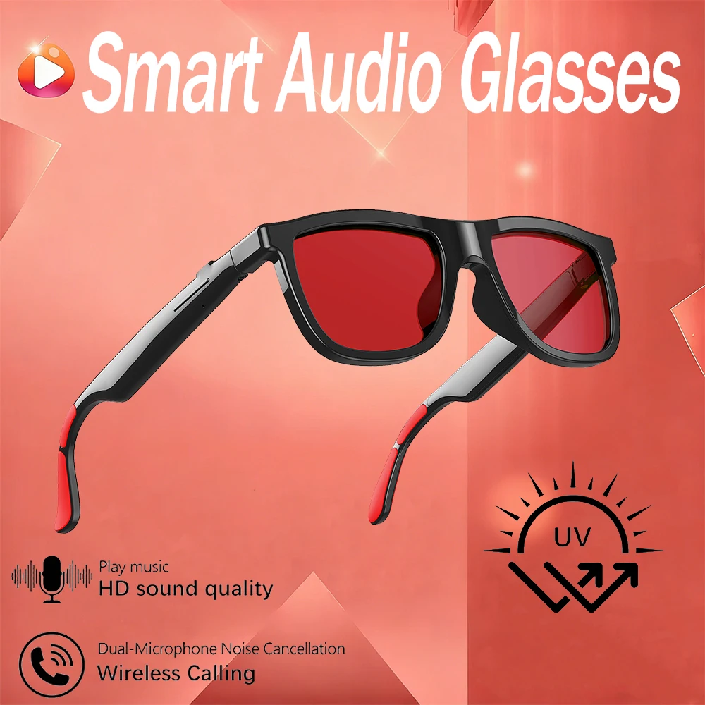 

Умные беспроводные аудиоочки 2026 E05C с электрохромными линзами, функцией звонков по Bluetooth и воспроизведения музыки, для активного отдыха на улице