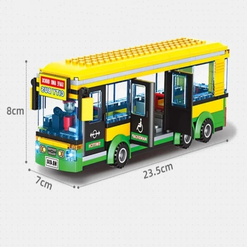 416 Stuks Busstation Bouwstenen Fit 60154 Model Bakstenen Speelgoed Voor Chilren Cadeau