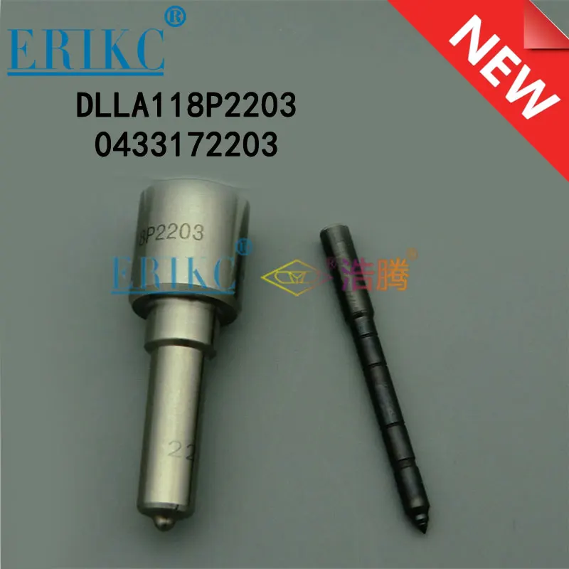 

ERIKC DLLA118P2203 Fuel Injector Diesel Spray Nozzle DLLA 118P 2203 (0 433 172 203) for Injector 0445120236 and 0445120125