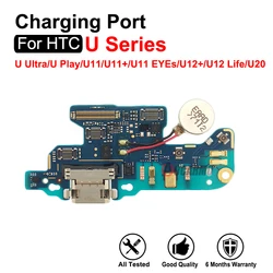 For HTC U11 EYEs U11+ U12+ U12Life U Ultra U Play U20 USB Charging Dock Charger Port With Microphone Connector Flex Cable Repair