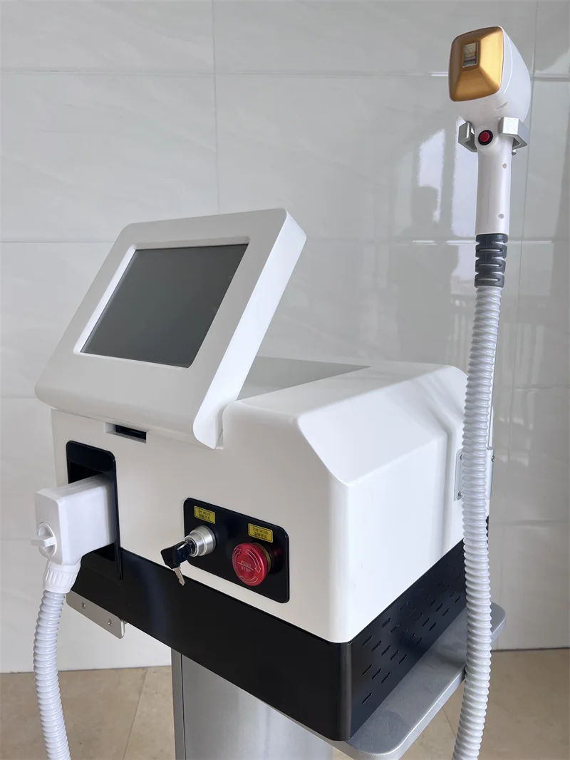 2024 808nm755nm1064nm 3 Wavelength Diode Laser Permanent Hair Removal Cooling Painless Laser Hair Removal Alexandrit laser