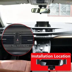 For Lexus CT 200h ct200h 2011-2021 Car Phone Holder Special Fixed Bracket Base Gravity GPS Stand Interior Accessories