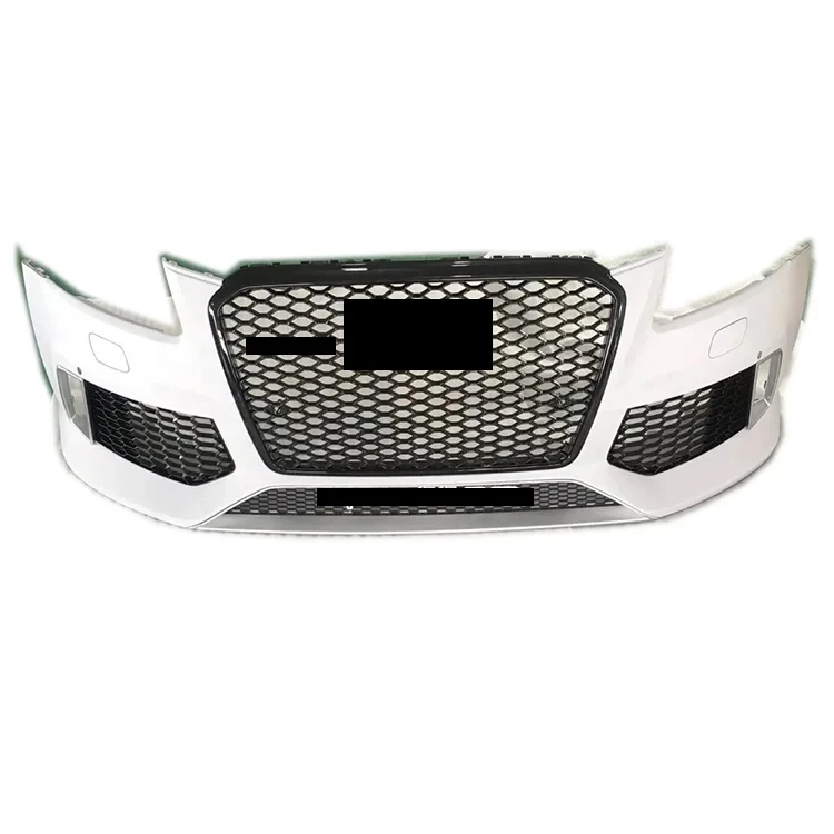 

Car Front Bumper with Grille Fog Light Cover No ACC Hole for Q5 SQ5 2013-2017