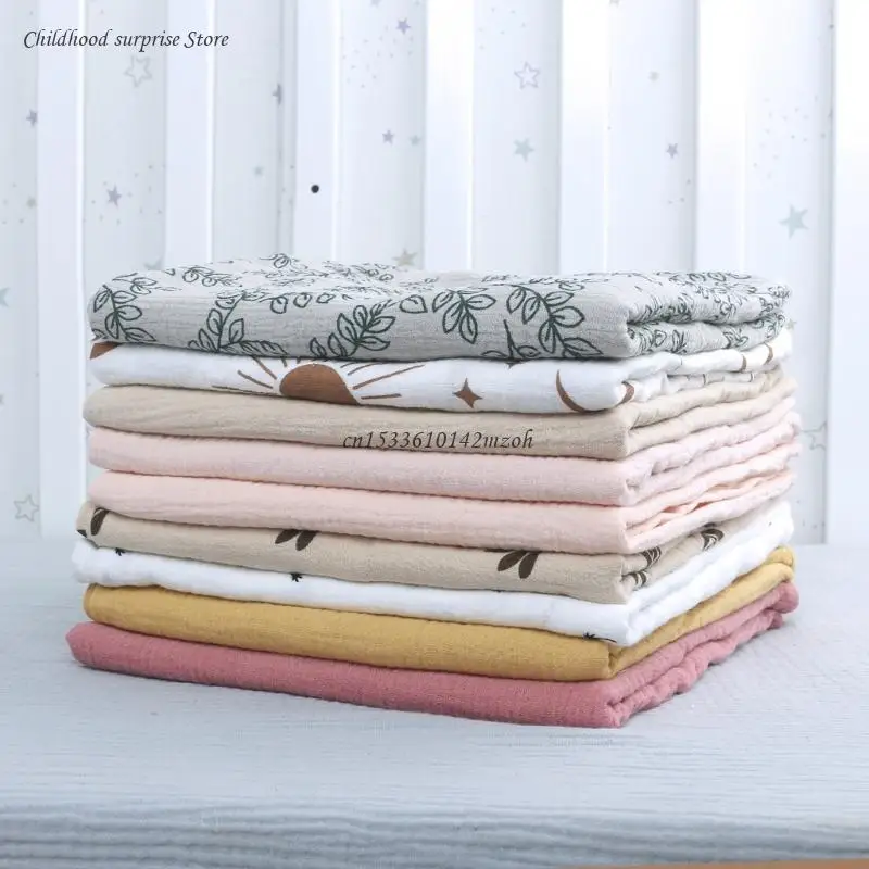 

Multi-Use Baby Blanket Bath Towel Newborn Muslin-Blanket Soft Quilt Crib Bedding Dropship