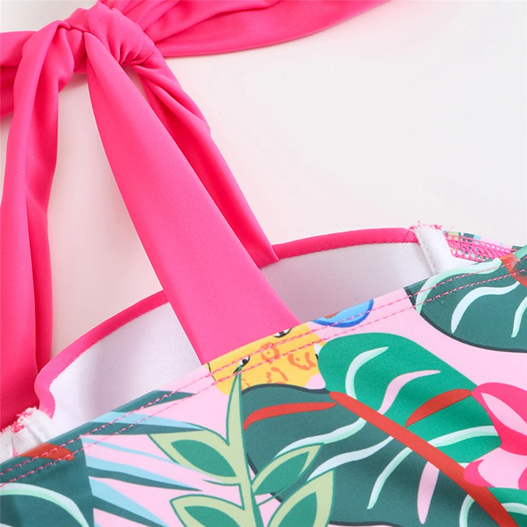 Neuer, bedruckter Badeanzug mit Sarong, hochtaillierter Bikini, dreiteiliges Bikini-Set, Damen-Badebekleidung, Badeanzug, Badebekleidung, Schwimmbekleidung V6349 – Detail 17