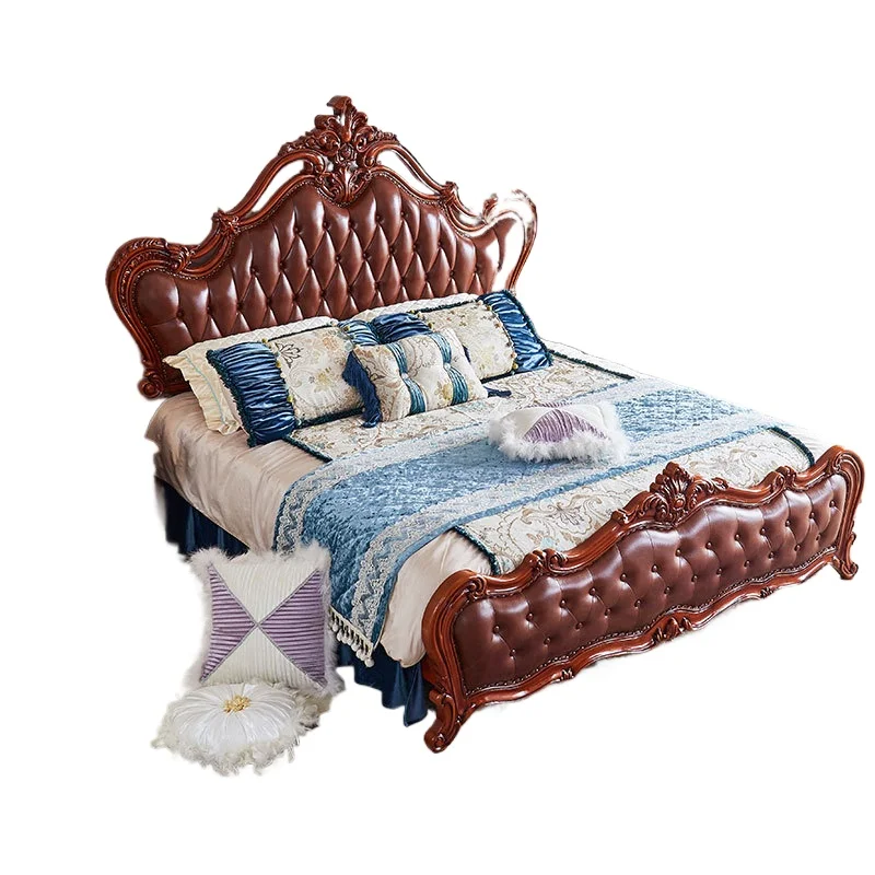 

European style solid wood sofa living room furniture combination whole house full set of high-end luxury American high-en