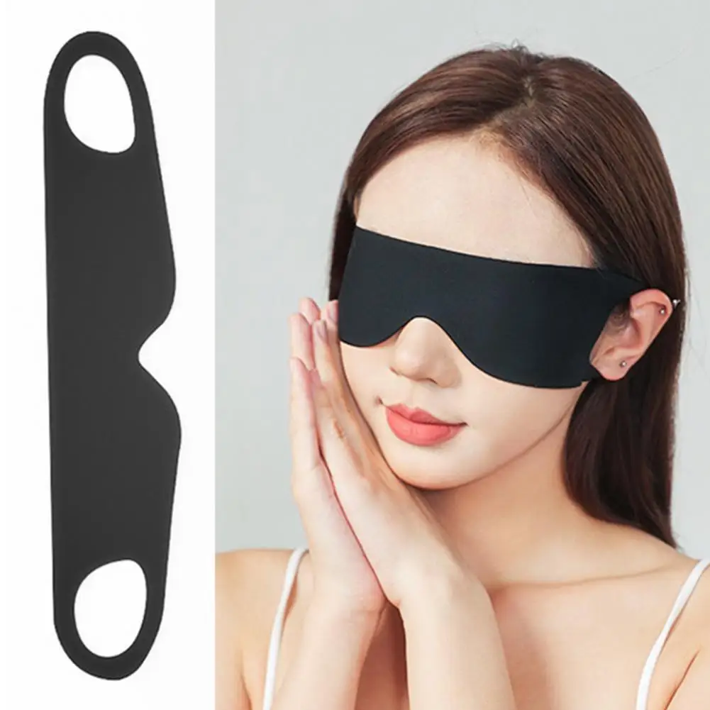 Women Eye Cover Thin Sleep Eye Mask with Ear Loop Lightweight Breath Cover for Travel Night Sleeping Soft Breathable Light