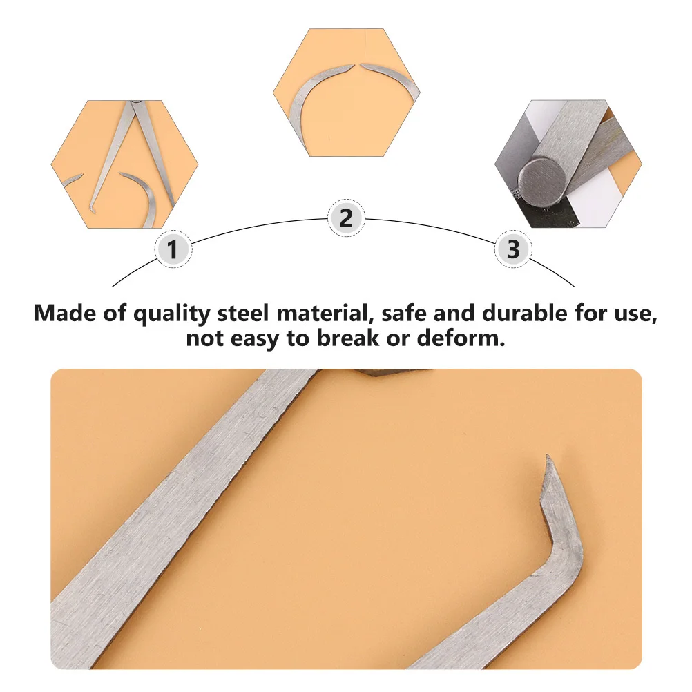 

4Pcs Steel Card Clamp Set Compact Firm Joint Measuring Calipers for Sculpting Carving Shaping Calipers