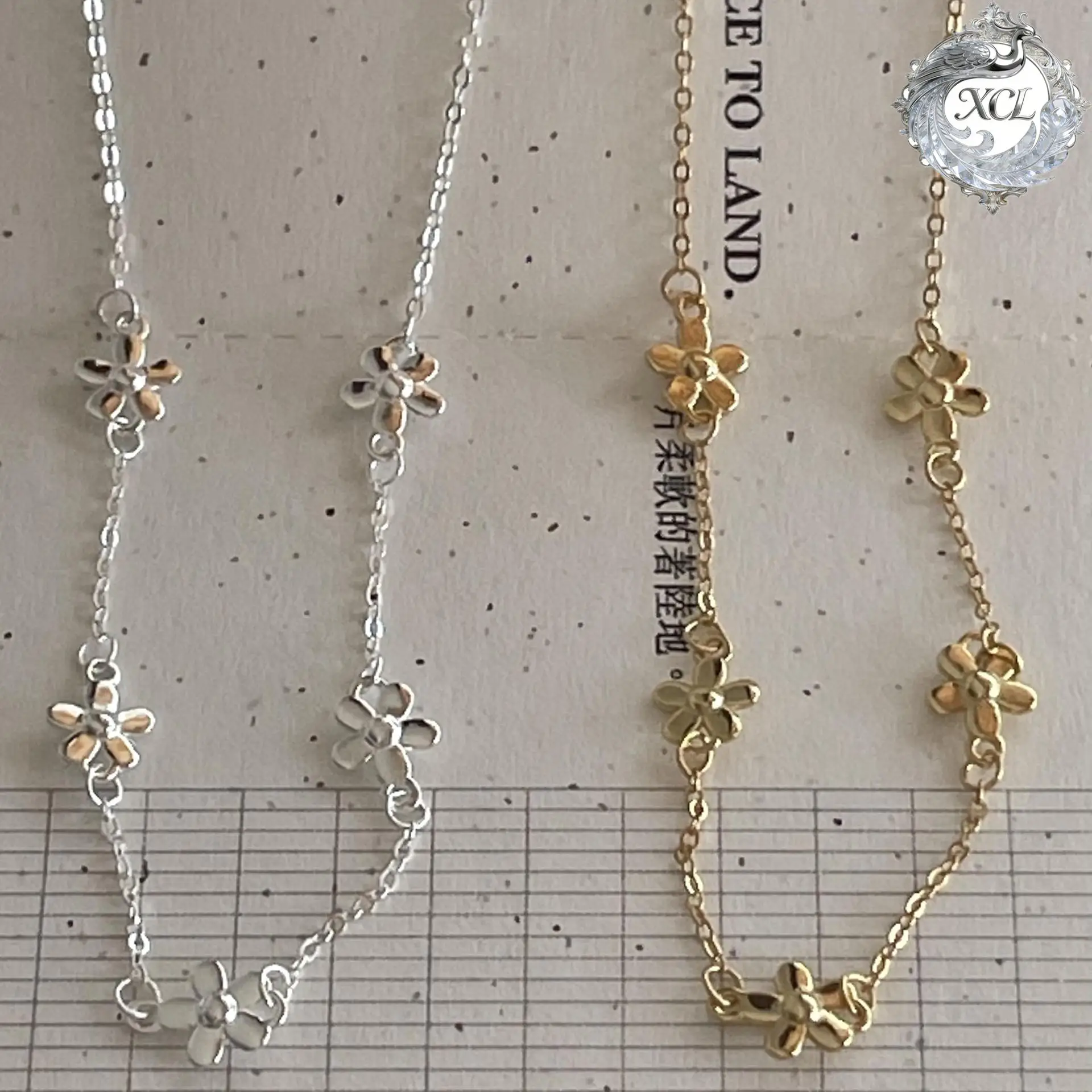 

XCL 100% S925 Sterling Silver Daisy Flower Pendant Necklace Delicate Floral Necklaces for Women Dating Shopping Daily Wear