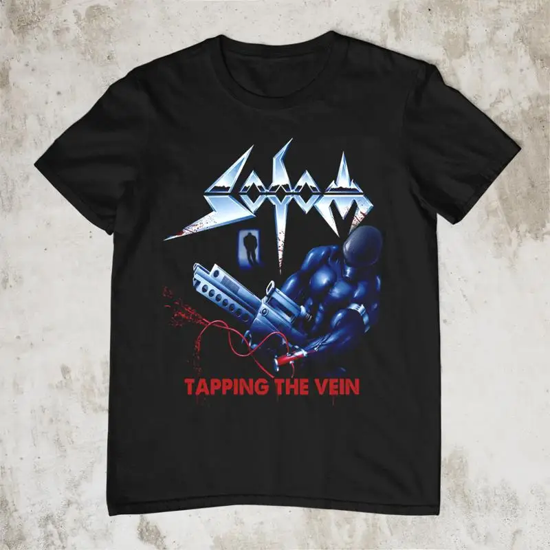 

Sodom Tapping The Vein Tour Black All Size Fan T Shirt