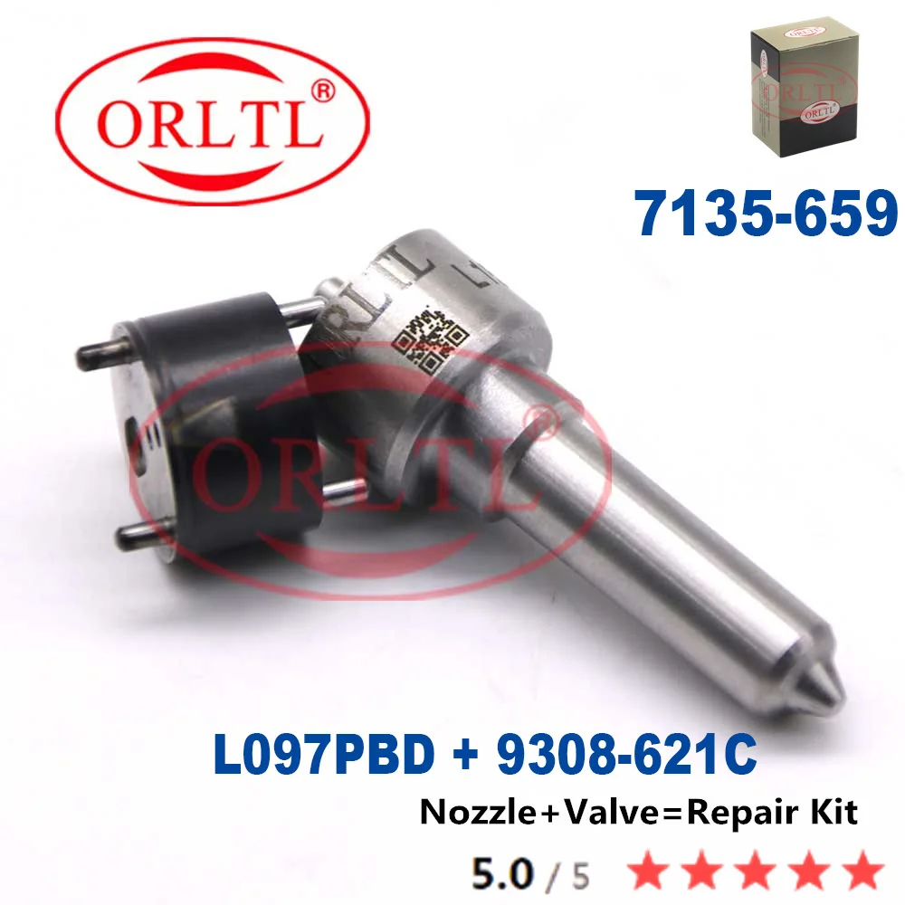 

For KIA EJBR02801D EJBR01901Z EJBR03601D EJBR02301Z EJBR00901Z 7135-659 Common Rail Injector Sets (9308-621C + L097PBD)