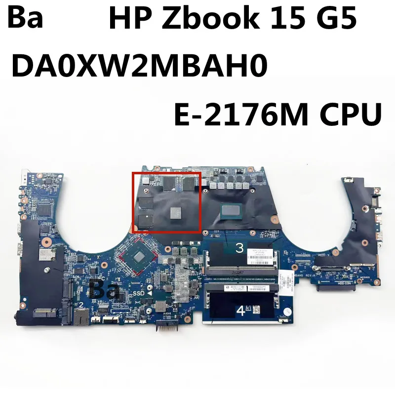 

Материнская плата для HP Zbook 15 G5 DA0XW2MBAH0 со стандартным ЦП